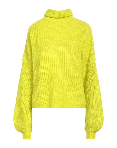 KONTATTO Polo neck Lime green 40% Acrylic, 30% Mohair wool, 30% Polyamide