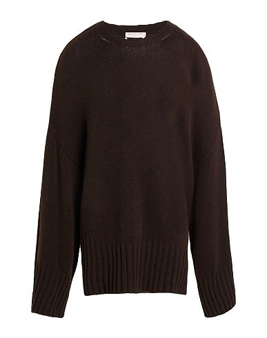 VALENTINO GARAVANI Cashmere jumper Dark brown 100% Cashmere