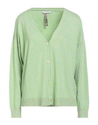 ZABAIONE Cardigan Verde chiaro 40% Viscosa, 30% Poliammide, 30% Poliestere