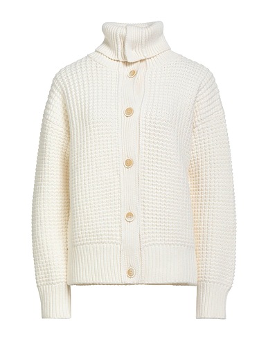 FABIANA FILIPPI Cardigan Avorio 75% Lana Vergine, 15% Seta, 10% Cachemire