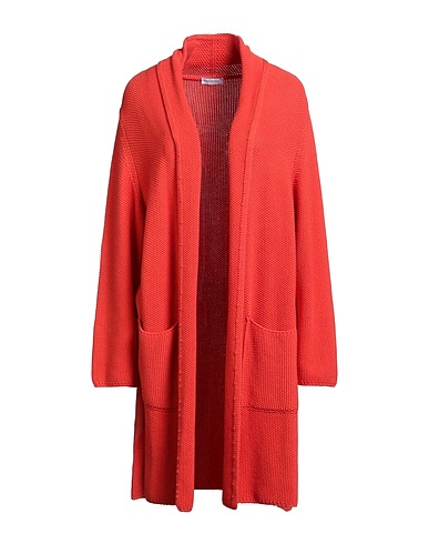 CALATURA Cardigan Orange 85% Cotton, 15% Wool
