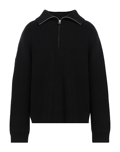 SANDRO Jumper with zip 94% Wool, 6% Cashmere