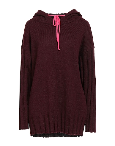 MALÌPARMI Sweater Burgundy 45% Acrylic, 37% Alpaca wool, 18% Wool