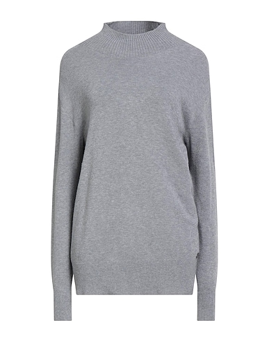 DIXIE Polo neck Light grey 50% Viscose, 27% Polyester, 23% Polyamide