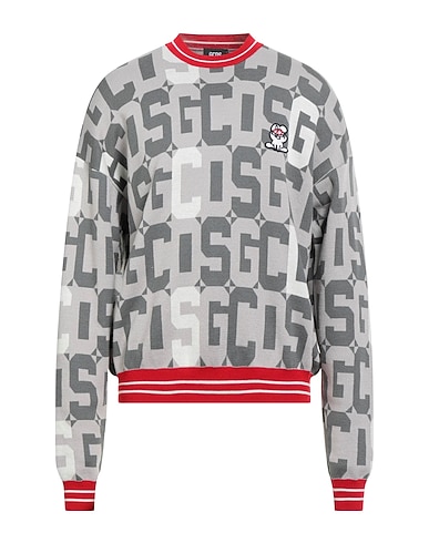 GCDS Πουλόβερ Ανοιχτό γκρι 50% Μαλλί, 50% Ακρυλικό