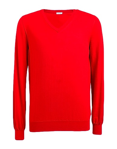 MALO Sweater Red 100% Virgin Wool