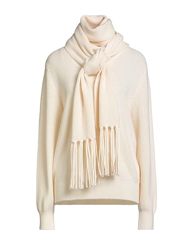 SANDRO Jumper Ivory 81% Wool, 19% Cashmere
