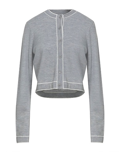 SANDRO Cardigan Light grey 100% Wool