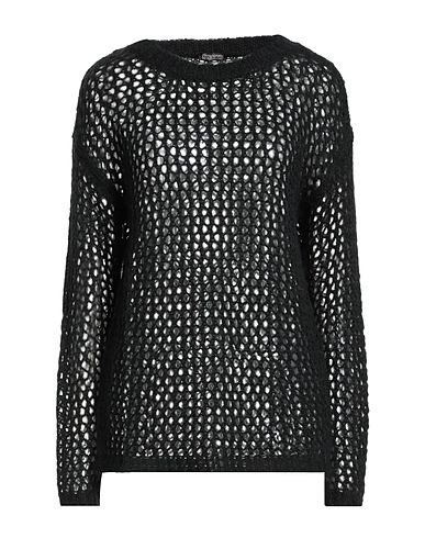 MALÌPARMI Pullover Schwarz 43% Acryl, 30% Polyamid, 27% Mohairwolle