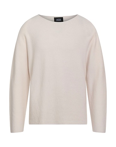ALPHA STUDIO Sweater Beige 100% Merino Wool