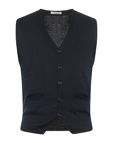 GIOFERRARI Cardigan Midnight blue 60% Merino Wool, 40% Acrylic