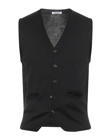 GIOFERRARI Cardigan Black 60% Merino Wool, 40% Acrylic