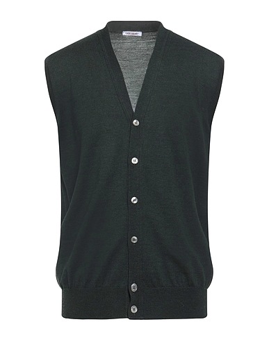 GIOFERRARI Cardigan Verde scuro 100% Lana Merino