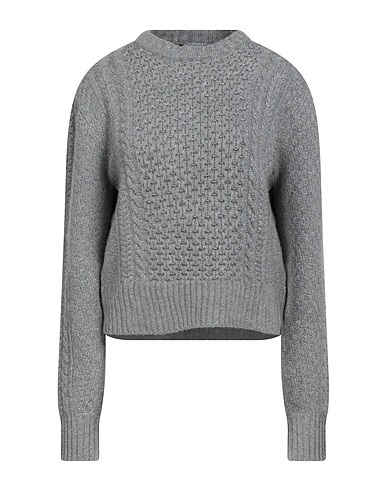 FABIANA FILIPPI Sweater Grey 49% Virgin Wool, 26% Viscose, 10% Silk, 8% Polyester, 7% Cashmere