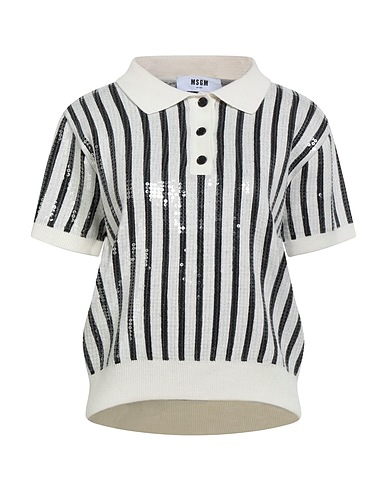 MSGM Sweater Off white 50% Virgin Wool, 50% Acrylic