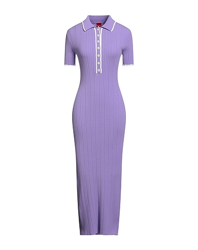HUGO Long dress Lilac 70% Viscose, 30% Polyester