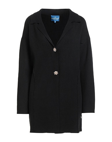 FRESH FLOWER Cardigan Black 51% Viscose, 28% Polyester, 21% Nylon