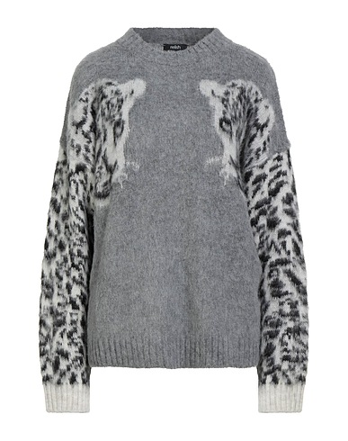 RELISH Sweater Grey 57% Acrylic, 29% Polyamide, 7% Wool, 7% Viscose
