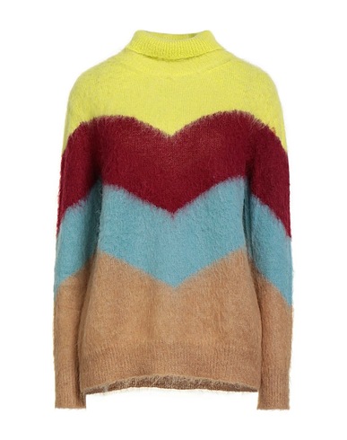 JUCCA Polo neck Lime green 48% Polyamide, 26% Alpaca wool, 26% Mohair wool