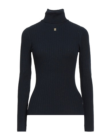 SANDRO Turtleneck Midnight blue 61% Lyocell, 25% Wool, 14% Polyamide