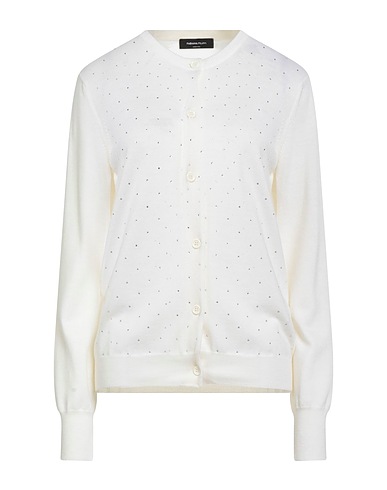 FABIANA FILIPPI Cardigan Off white 100% Virgin Wool