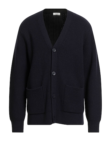 SANDRO Strickjacke Marineblau 94% Wolle, 6% Kaschmir