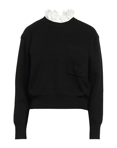 SANDRO Pullover Schwarz 47% Acryl, 43% Wolle, 10% Polyamid, Polyester
