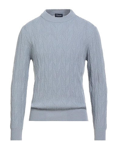 DRUMOHR Jumper Light grey 100% Lambswool