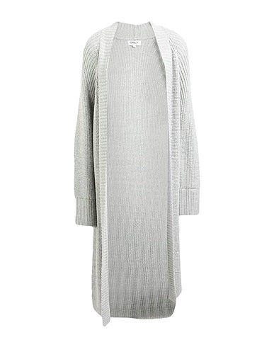 ONLY Cardigan Light grey 85% Acrylic, 8% Polyester, 7% Polyamide