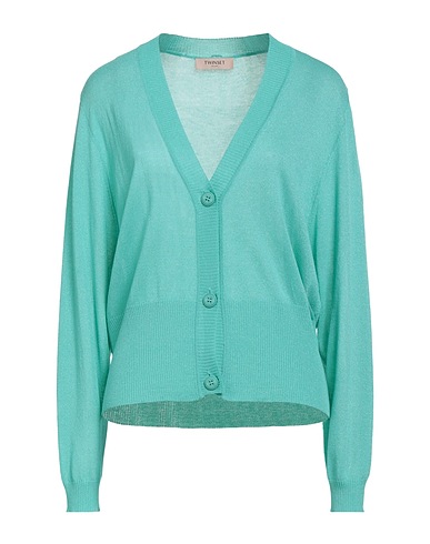 TWINSET Cardigan Turquoise 84% Viscose, 16% Polyamide