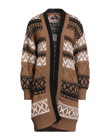 ONLY Cardigan Khaki 57% Recycled polyester, 43% Polyester
