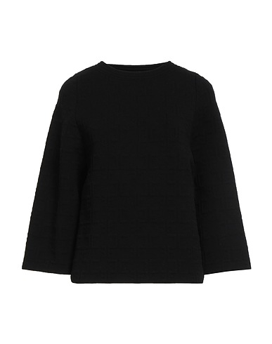 ELISABETTA FRANCHI Sweater Black 53% Viscose, 25% Polypropylene, 22% Polyester