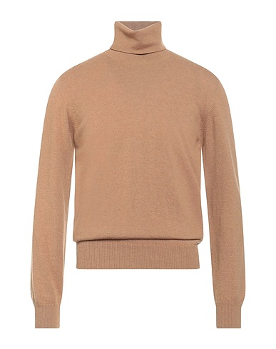 ALPHA STUDIO Rollkragenpullover Kamel 100% Geelongwolle
