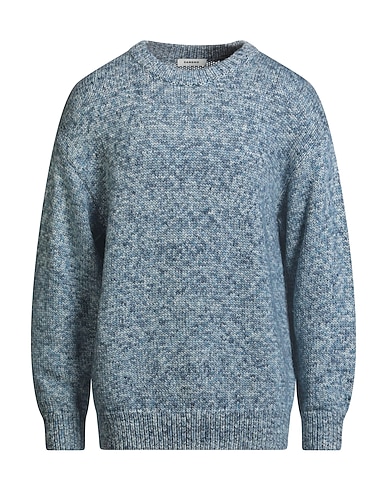 SANDRO Pullover Taubenblau 100% Wolle, Polyamid, Elastan