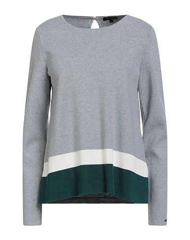 TOMMY HILFIGER Jumper Light grey 100% Cotton, Viscose