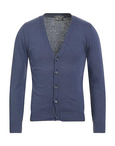 OFF REBEL Cardigan Slate blue 50% Acrylic, 50% Cotton