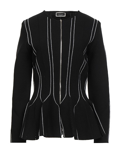 ELISABETTA FRANCHI Cardigan Black 53% Viscose, 25% Polypropylene, 22% Polyester