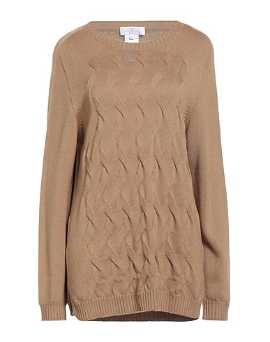 CORTE dei GONZAGA Πουλόβερ GOLD Καμηλό 100% Μαλλί μερινός