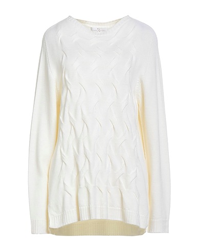 CORTE dei GONZAGA Sweater GOLD Cream 100% Wool