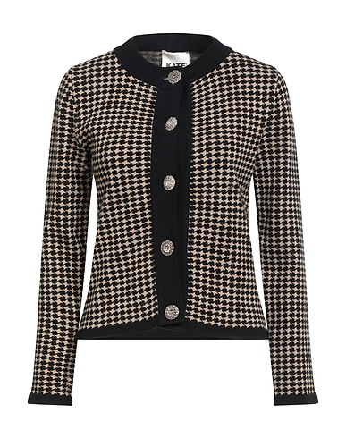 KATE BY LALTRAMODA Cardigan Black 95% Viscose, 5% Elastane