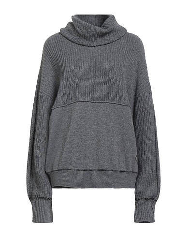 PINKO Polo neck Grey 40% Wool, 30% Viscose, 20% Nylon, 10% Cashmere