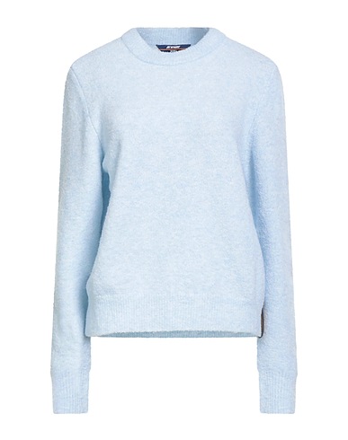 K-WAY Jumper Sky blue 77% Wool, 22% Polyamide, 1% Elastane