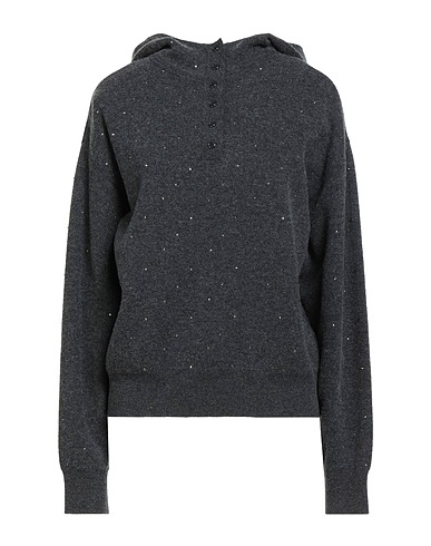 SANDRO Sweater Charcoal 36% Viscose, 34% Polyamide, 28% Wool, 2% Cashmere, Glass