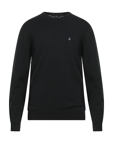 VOLCOM Jumper Black 55% Cotton, 45% Acrylic