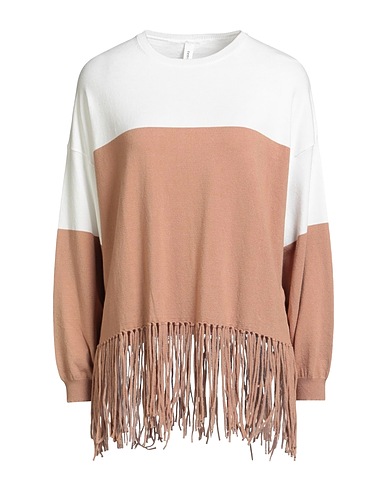 TENSIONE IN Pullover Off white 50% Viscosa, 27% Poliestere, 23% Nylon