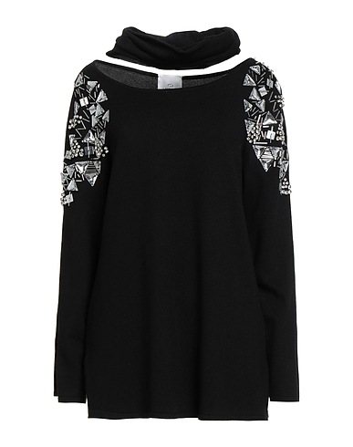 LAFTY LIE Jumper Black 70% Viscose, 30% Polyamide