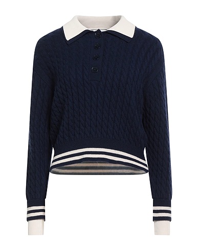 SANDRO Jumper Blue 95% Wool, 5% Cashmere