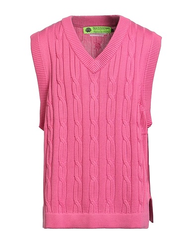 NEW AMSTERDAM SURFASSOCIATION Sleeveless sweater Magenta 55% Acrylic, 45% Cotton