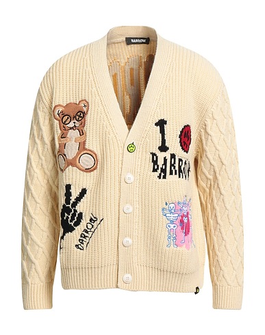 BARROW Cardigan Cream 50% Wool, 50% Polyacrylic