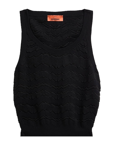 MISSONI Jumper Black 50% Viscose, 35% Wool, 15% Polyester